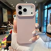 Lavderuar iPhone 17 Pro Max ile Uyumlu İ&ccedil;i Kadife Lansman Silikon Kılıf &ndash; Kamera Korumalı, Darbe Emici, Premium Yumuşak Kapak