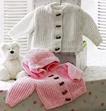 James C Brett Baby Jackets Knitting Pattern (JB172) Size : 36 - 56cm / 14 - 22inches