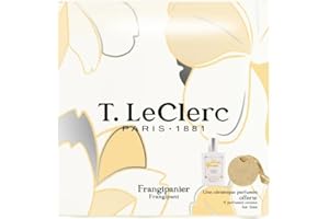 ‎T. LECLERC PARIS 1881 T. LeClerc Damen Parfüm Set – Parfüm Frauen 50 ml mit Frangipani-Duft & Duftkeramik – Elegantes französisches Eau de Parfum Geschenkset
