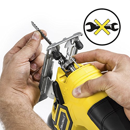 TROTEC Akku-Stichsäge PJSS 10-20V | 2 Gebläsefunktionen | Stufenlose Hubzahlsteuerung | Spanreißschutz - 5