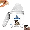 StarDotHash 200 Pet Eye Wipes to Clean Tear Stains on Eyes of Cats & Dogs|Pet Eye wipes to clean dirt Crust |Pet Wipes Made up of Gentle Cotton Pads for Cleansing of Pet Eyes and Nose