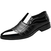 Chaussures Homme En Cuir Brogue - Style Business, Derby Verni Pour Costume, Mariage Et Bureau - 7