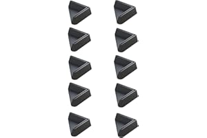 cyclingcolors 10x Protector Perfil Angular 90° Plástico pies Estante capuchón Tapones Tapón Muebles (A = 25mm)