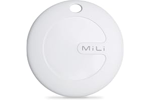 Rastreador Bluetooth KPUY, 1 Paquete, Localizador de Llaves y Objetos para Llaves, Bolsos y Más - Compatible con Apple Find My (Solo iOS) - Batería Reemplazable - Resistente al Agua - Blanco