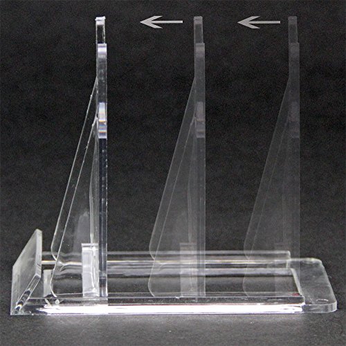 10 Acryl Tellerständer Tellerhalter auch für Mieneralie Achatscheiben und Münzen Länge 70mm x Breite 40 mm Höhe 50 mm - 2