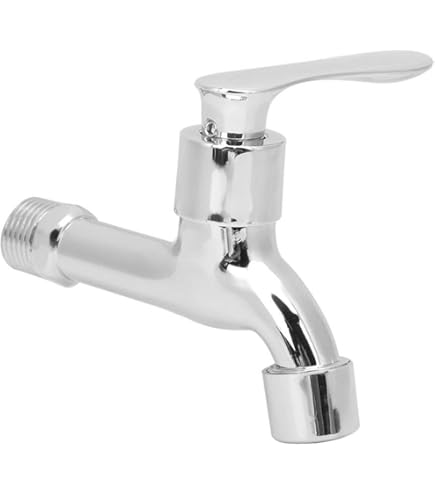ATCO® Koudwaterkraan wastafel kraan NINO koud water armatuur koudwaterkraan staande kraan kraan wastafel enkele hendel badkamer gastentoilet staande kraan chroom