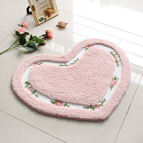 KYDJ 50 &amp; periods; 65 cm door entrance door mats non-slip mats mat mattress bedrooms Home absorbent mats carpet (Color roses)