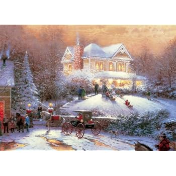 Schmidt Puzzle 500 Pcs Thomas Kinkade A Peaceful Retreat 58455