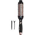 Wavytalk Thermal Brush, Heated Hot Brush Styling, 38mm IonicThermal Round Iron for Blowout Express, Heated Curling Iron Create Natural Curls, Dual Voltage and UK Plug, Rose Gold