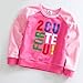 Happy Cherry 2pcs Baby Boy Girl Kids Letter Print Patchwork Top+pants Casual Fashion Sport Pullover Outfit Clothing Size 100 - Pink