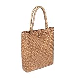iBaste Boho Chic Bolsa de Playa de Paja Mujer Verano Elegante Vacaciones...