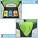 Monsieur Bébé ® Foldable baby playpen 90cm x 90cm with mattress + carrying bag - Three colors - Standard NF EN12227