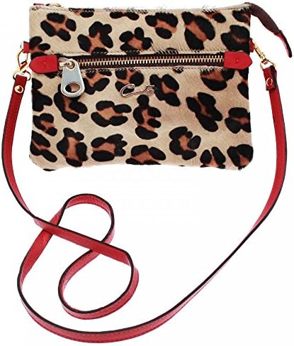 Cats Zip Detail Cross Body Handbag N/A Red Multi