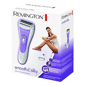 Remington Smooth and Silky Cordless Battery Powered Wet and Dry Lady Shaver, Electric Razor with Bikini Trimmer - Image 6