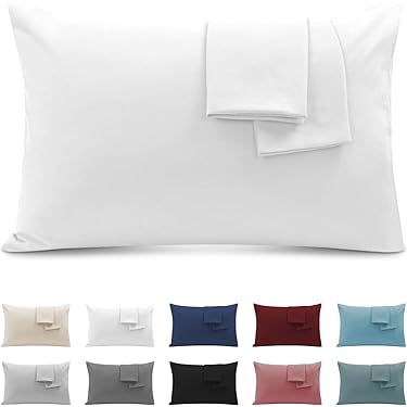 Bamboe Kussenslopen - Set van 2 - Premium - Wit - Koning Bamboe