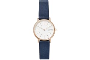 Skagen Signatur Reloj para Mujer, Movimiento de Cuarzo con Correa de Acero o Piel