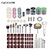 Produktbild Makita - 200 Pcs Rotary Power Set Mini Drill Kit Fits Abrasive Shank Sanding Polishing Cutting Grinding - Drill Shaft Accessory Dremel Flex Power Makita Micro Hilda Electric High Hand Spee