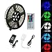 Produktbild Esamconn®Wasserdichte IP65 LED Streifen RGB 5M 5050 SMD 300 LED 60 LED /m mit einer 44 Tasten Fernbedienung und Stromversorgung DC12V 5A + Empfänger …