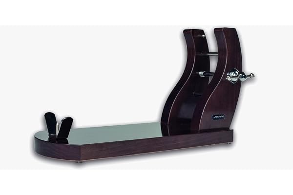 Arcos Accessoires Support de Jambon - Ferronnerie métallique Taille 500x280x180 mm - Couleur Acajou Bambou Laqué Bois Marron Couleur