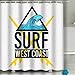 Produktbild Xunulyn Shower Curtain Spa Decor by, Mildew Resistant Bathroom Decor View 60x72 INCH Surfing surf Themed Promotion ads Sticker Poster flye