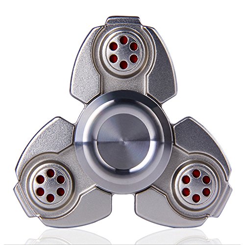 L-FENG-UK Camouflage Hand Fidget Finger Spinner Focus Reduce Stress Tool (Silver) L-FENG-UK Camouflage Hand Fidget Finger Spinner Focus Reduce Stress Tool (Silver)