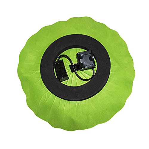 Egomall Wasserpumpe Brunnen Blatt Solar Schwimmender Lotus Teich-Garten Dekoration - 4