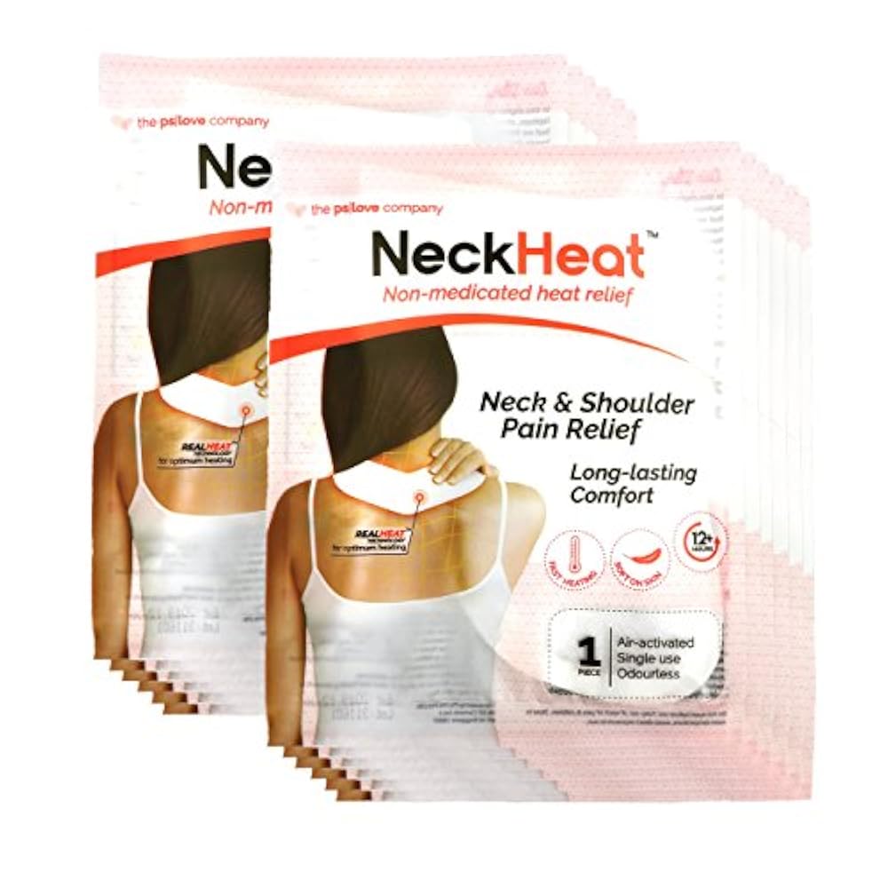 neckheat Wärme Patch für Nacken & Schulter Schmerzlinderung und 100% natürlichen Komfort