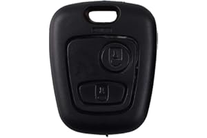 Heart Horse Autoschlüsselgehäuse mit 2 Tasten für Peugeot 106 107 206 207 208 407 806 Citroen C1 C2 C3 C4 C5 Xsara Picasso Saxo Schlüsselgehäuse ohne Elektronik und Transponder(1 Stück)