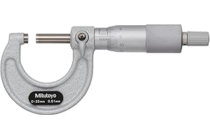 Mitutoyo Mikrometer, 0–25 mm Reichweite, MIT103-137