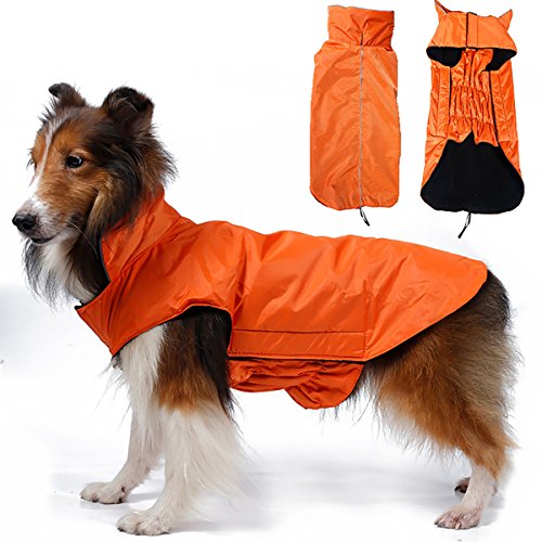 Waterproof-Dog-Coat-Jackets-Fleece-Lined-Winter-Warmer-Clothes-for-Extra-Large-Dogs-Raincoat-Lightweight-with-Belly-Protector-XXXL-Large-57CM-Length
