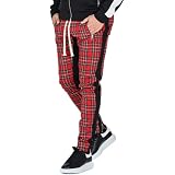 uomo o donna Aderente In Tartan Punk Mod Jeans : Amazon.it: Moda