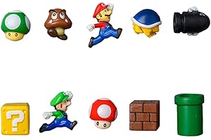 YAKIKI Imanes decorativos para nevera de Super Mario Brothers, figuras de acción en 3D, imanes divertidos para pizarra blanca, taquilla, imanes decorativos para oficina y cocina (10)