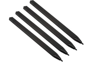 KESOTO Set de 4 Stylet pour LCD Tablette Écritoire en Plastique Accessoires de Planches à Dessin Manuscrits Griffonnage Noir