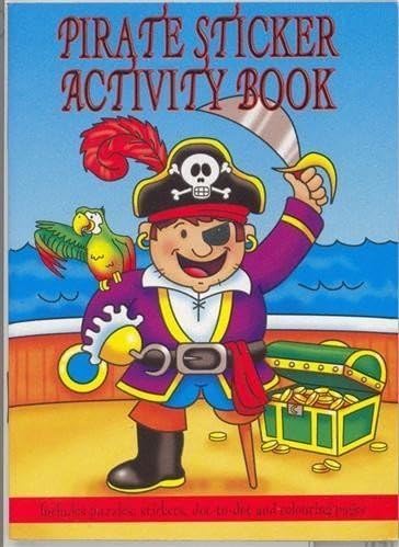 Pirate Mini Sticker Activity Book's 6pk