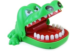 SBJJGQIS Toy Crocodile Teeth, Crocodile Game for Children's Teeth, Action Skill Game for Family Game, Skill Game, Dinosaur Bite Finger, for Family Game, Party Game, Children's Gift