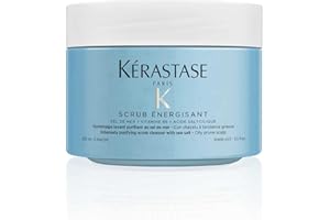 KERASTASE Kérastase Fusio Scrub, oczyszczający peeling, do tłustych włosów i skóry głowy, Gommage Énergisant, 250 m