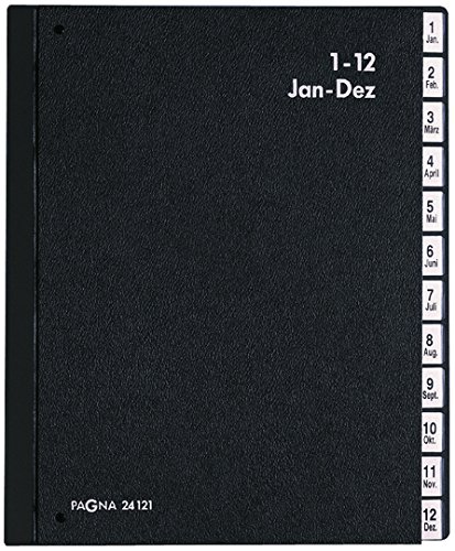 Pagna Pultordner 1-12 12-teilig schwarz - 2