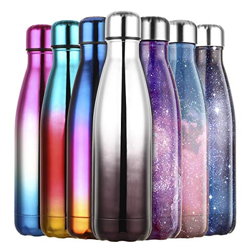 Lalafancy 500ml Stainless Steel Vacuum Flask Water Bottle, Ultimate Insulated Colorful Double Walled Lalafancy 500ml Stainless Steel Vacuum Flask Water Bottle, Ultimate Insulated Colorful Double Walled