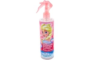 LORENAY Disney Frozen Detangling Spray - Kids' Hair Detangler for Effortless Combing, Wet & Dry Hair - Gentle, Dermatologically Tested Formula - Safe for Children Aged 3+, 400ml