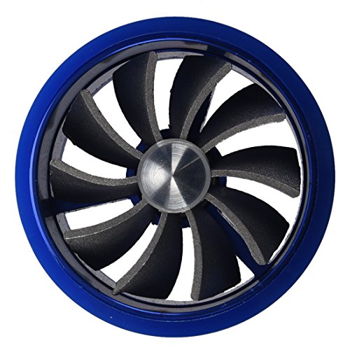 SODIAL(R) Ventilateur š€ turbine admission d'šŠpargnant de carburant - Bleu