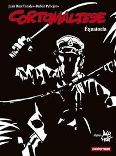 jaquette livre Corto Maltese en noir et blanc, Tome 14 : Equatoria