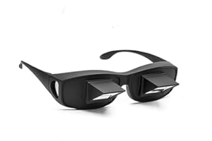 Rayibuir Reading Glasses, Prism Glasses Horizontal Glasses Lazy Spectacles Lie Down for Reading/Watching TV