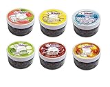 Shiazo Dampfsteine Shisha Mixed Pack, 5 Sorten,wird nach Zufallsprinzip gesendet. Stein Granulat. Nikotinfreier Tabakersatz
