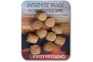 FIRST4FISHING Enterprise Tackle Zig Rig Surface Baits - Carp Coarse Floater Fishing Imitation