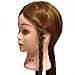 Neverland Beauty 26" Long Smooth 100% Synthetic Brown Hair Hairdressing Equipment Styling Head Doll Mannequin Training Head Tools Braiding Cutting Student Practice Model with Clamp UK Stock