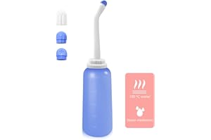 GVEFIVME Lady-Bidet(100℃ Hochtemperatur-Desinfektion), für Periode, Wochenbett - Intim-Dusche inc. Reisebeutel, ersetzt Feuchttücher und Dusch-WC - sanft, gründlich, spart Papier - TV-Bekannt aus (blue)