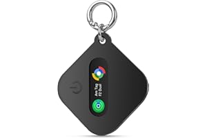 EMJOLLRAY Smart Tag Trova Chiavi Compatibile con iOS Find My APP o Android Find Hub IP67 impermeabile batteria CR2032 sostituibile Bluetooth Tracker Finder per chiavi bagagli/borse/valigia/portafoglio