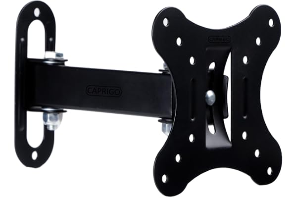 Caprigo Heavy Duty TV Wall Mount Stand for 12 to 27 inches LED/LCD/Monitor Screen's, Full Motion Rotatable Universal TV & Monitor Wall Mount Bracket with Swivel & Tilt Adjustments (M416)