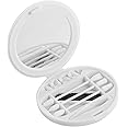 Strogem Reusable Cotton Swabs with 1 Mirror for Makeup Application and Cleaning, Multifunctional Portable Washable Silicone Q-Tip (white)