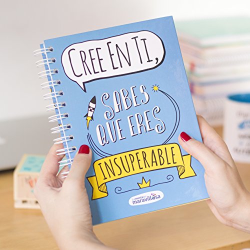 La mente es maravillosa -Cuaderno A5 -Regalo para amiga con dibujos - Cree en ti